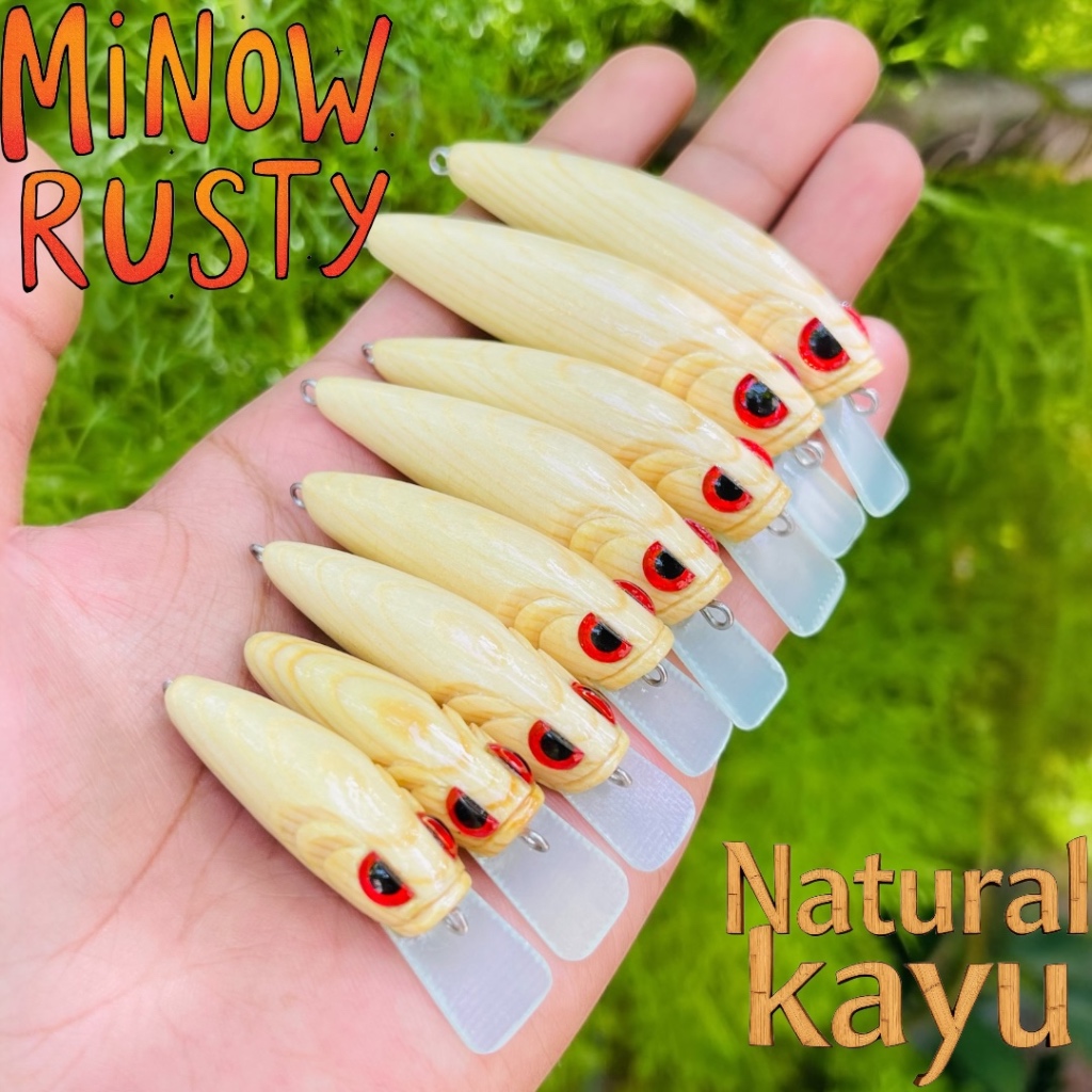 MINOW RUSTY natural kayu
