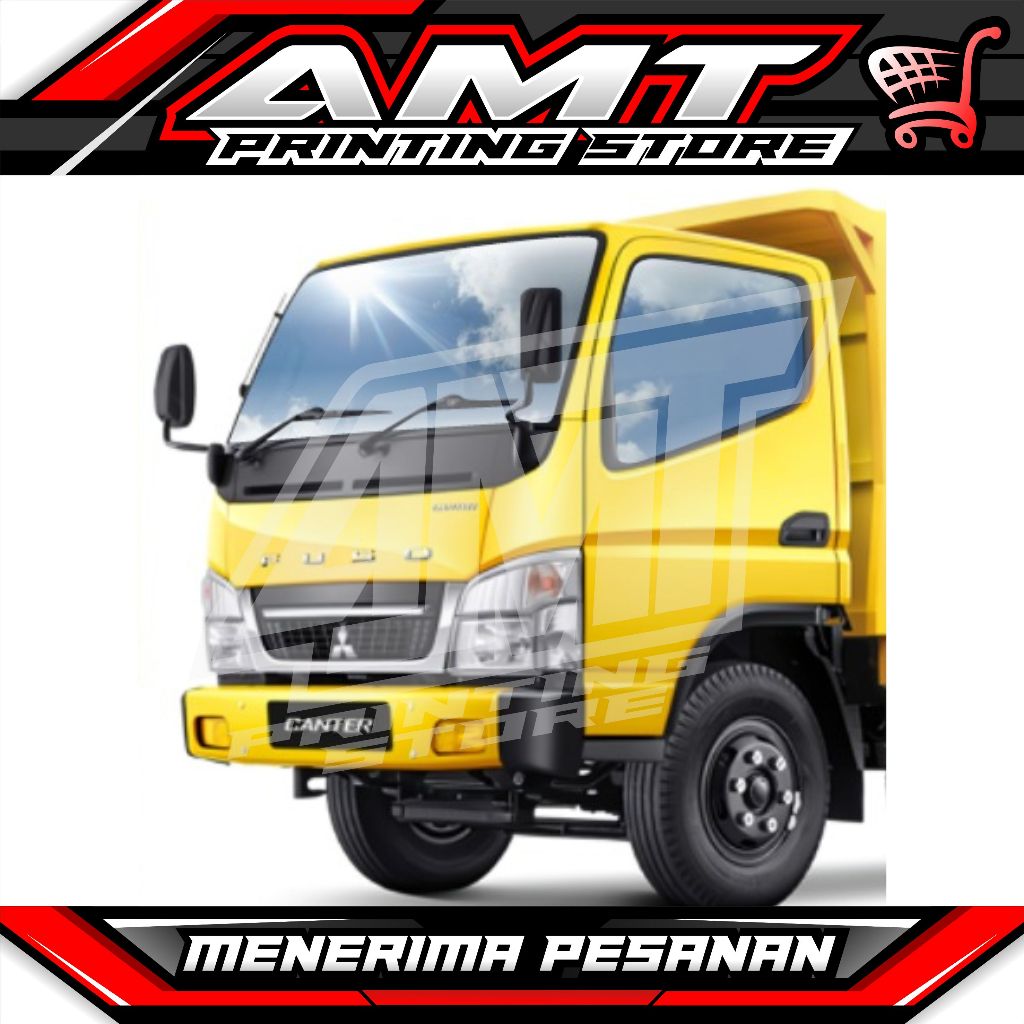 Stiker Film Kaca Depan Stiker Kaca Samping - Stiker Film Truk Canter/Dyna/Dutro/Ragasa/Umplung - Sti