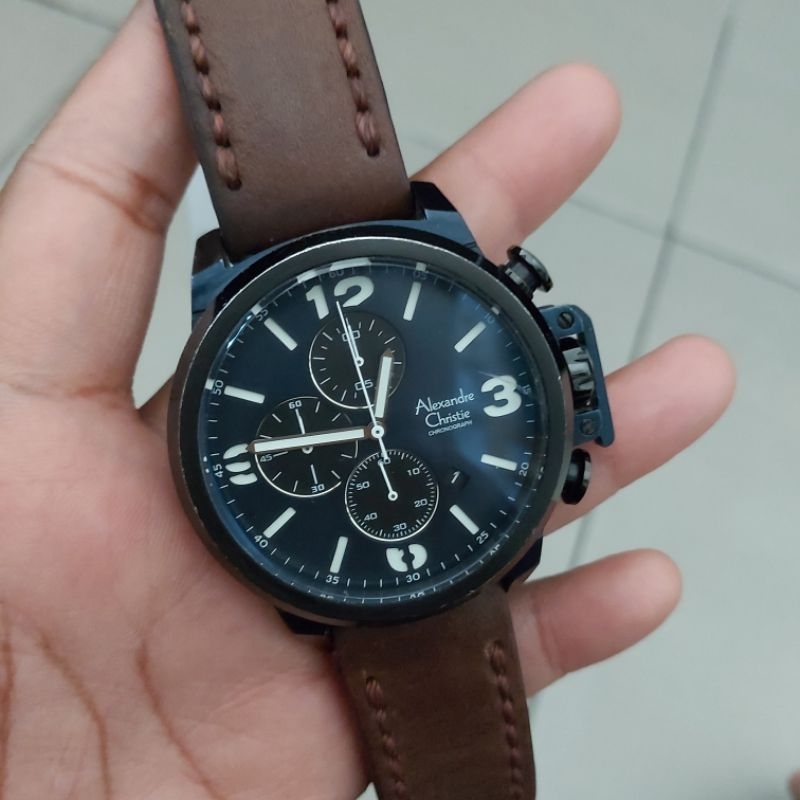 PRELOVED JAM TANGAN PRIA ALEXANDRE CHRISTIE AC6280 AC 6280 ORIGINAL SECOND