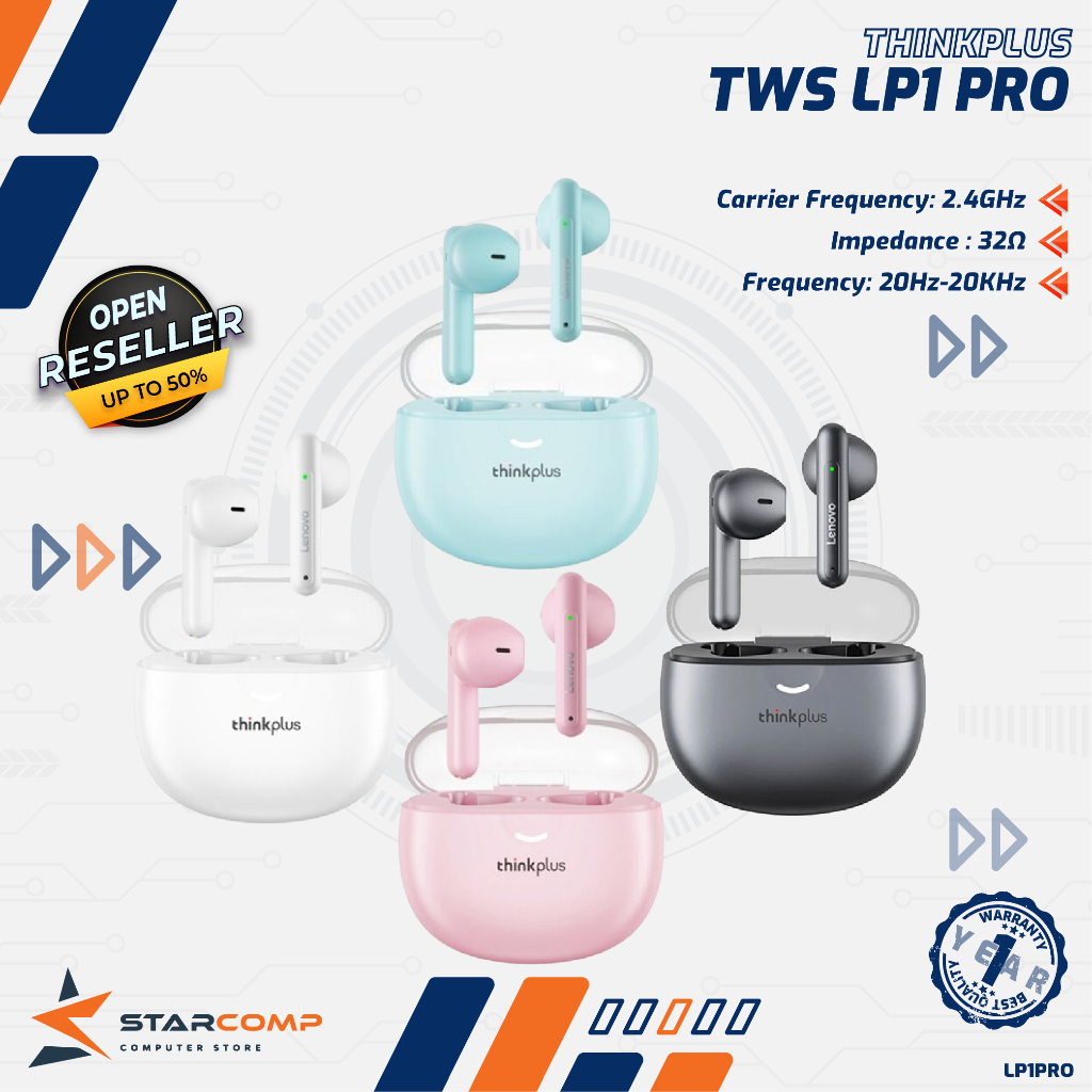 Thinkplus Lenovo LP1 PRO True Wireless Bluetooth Earbuds TWS