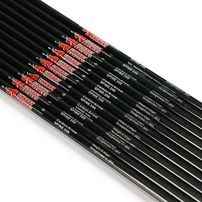 Shaft arrow Linkboy archery Glossy 100% pure carbon
