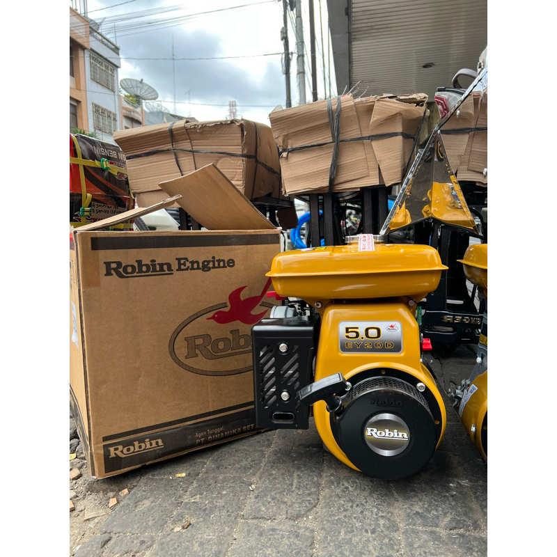 ROBIN EY20D MESIN GASOLINE ENGINE PENGGERAK SERBAGUNA 5HP ROBIN EY 20 D 20D