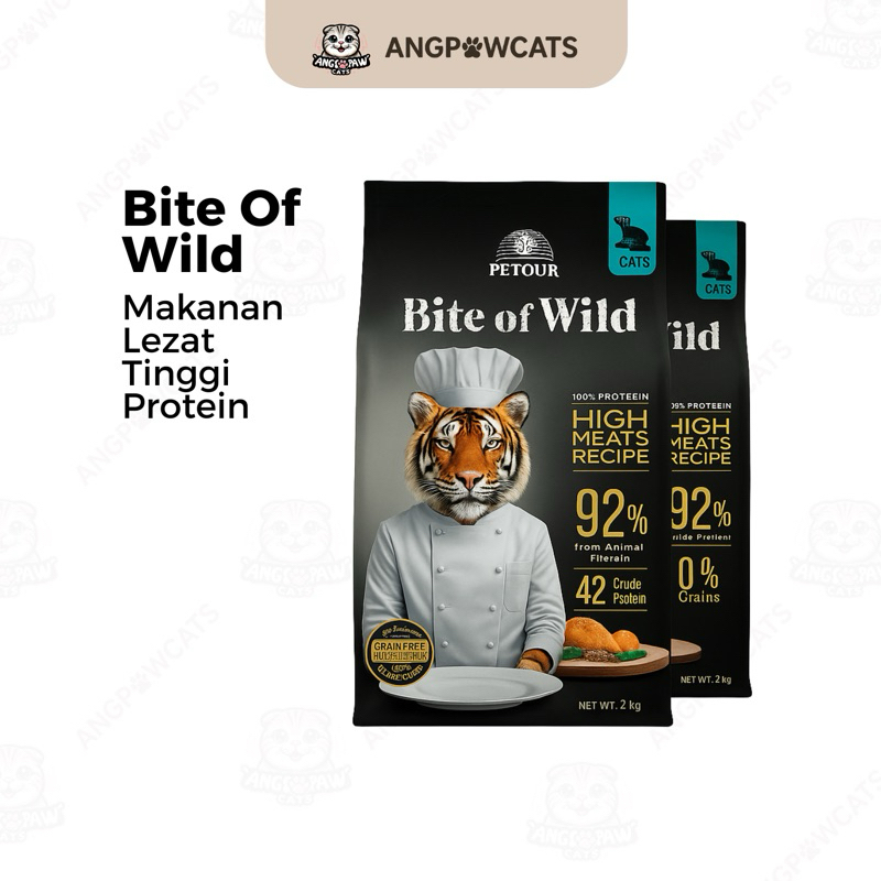 

Bite Of Wild Makanan Kering Kucing 1 KG
