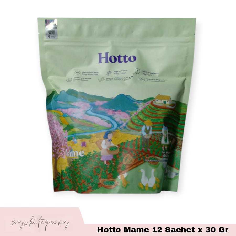 

Hotto Mame Multigrain With Edamame / dengan Edamame / Sereal Multi Grain Pouch isi 12 Sachet ORIGINAL