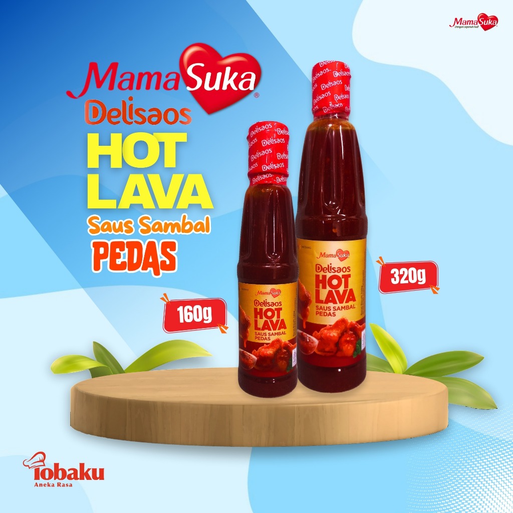 

Mamasuka Delisaos HOT LAVA Spicy Sauce - Saus Sambal Pedas