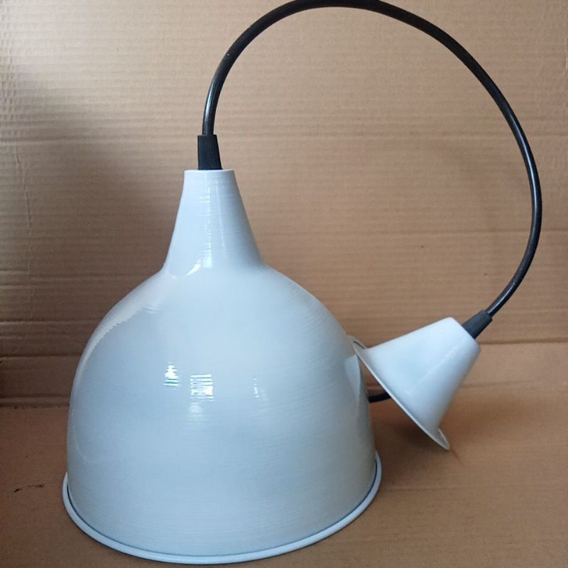 kap lampu gantung aluminium