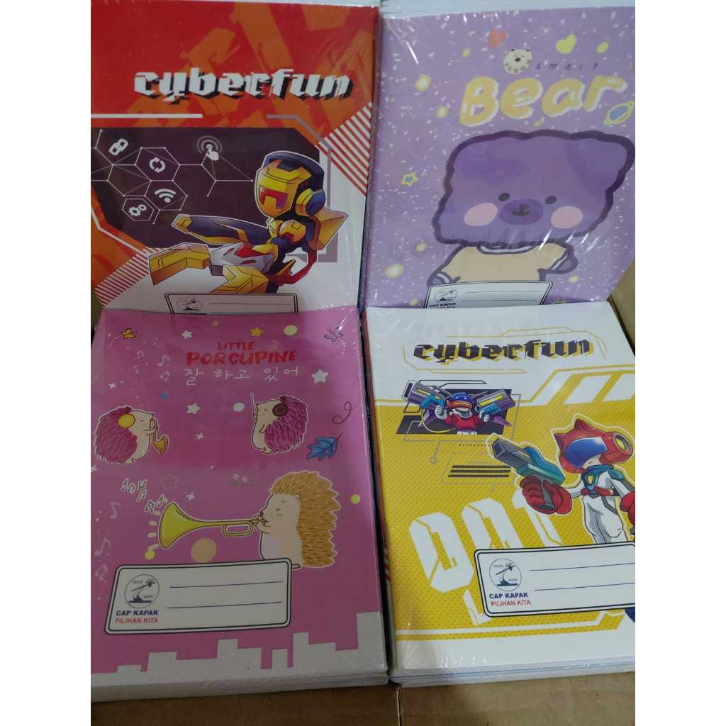

BUKU TULIS MURAH Hadiah Cap Kapak 1 pak isi 10 pcs @36 lembar
