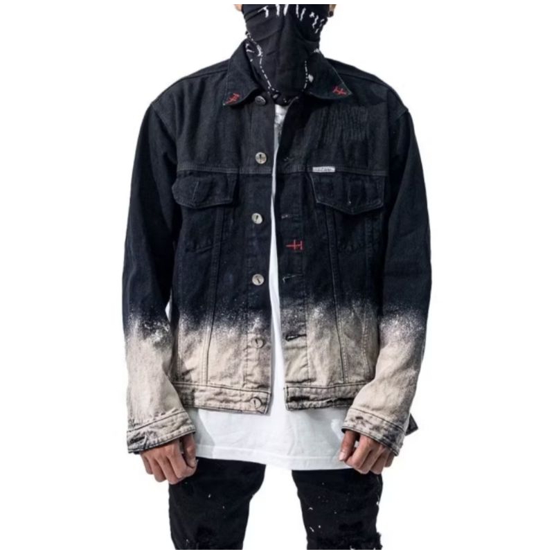 jaket hamjeansku denimitup black