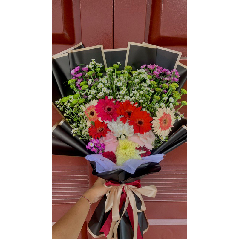 bouquet bunga asli medan