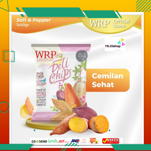 

WRP Delichips Mix Roots 40g keripik No MSG Cemilan Umbian
