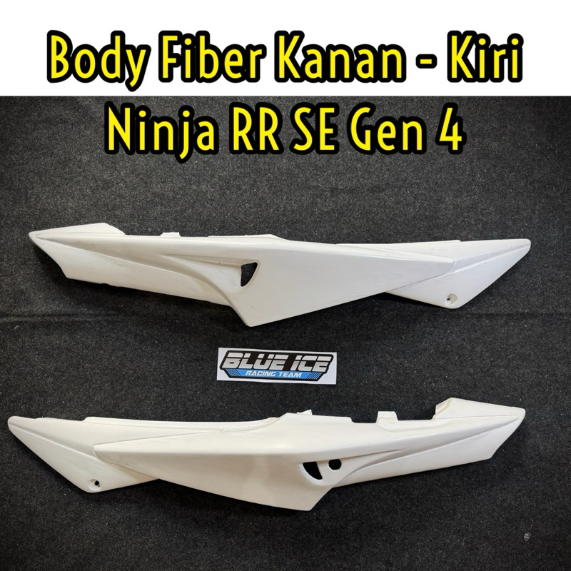 BODY FIBER FIBERGLASS NINJA RR ZX RR GEN4 SE GEN 4 FIBER BLUE ICE RACING