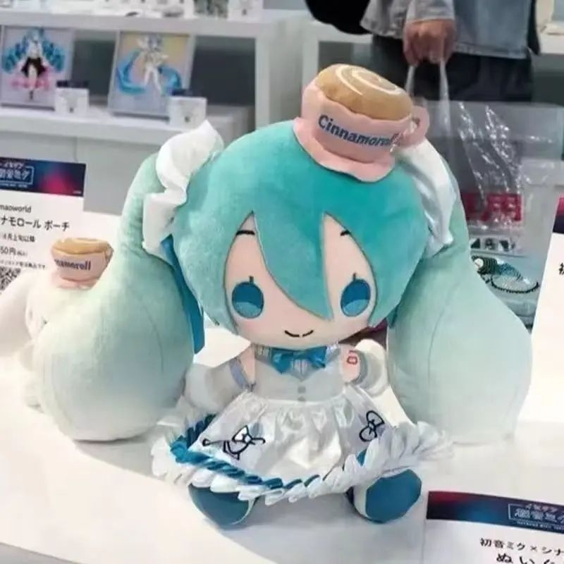 [PRE-ORDER]25CM Miku Hatsune Snow Dress White Plushie Doll Import