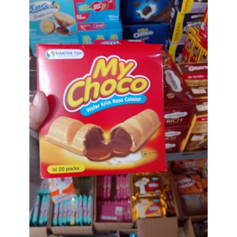 

STT My Choco Wafer Krim/ wafer milk isi 20 pc/ kotak