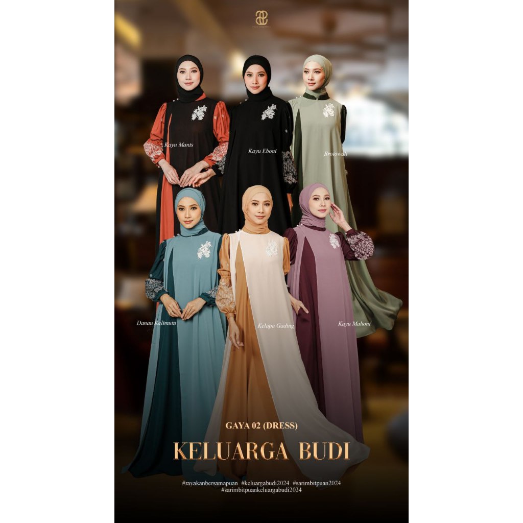 PUAN INDONESIA - Dress Gaya 02 Remaja Only Keluarga Budi Tersedia 6 Pilihan Warna