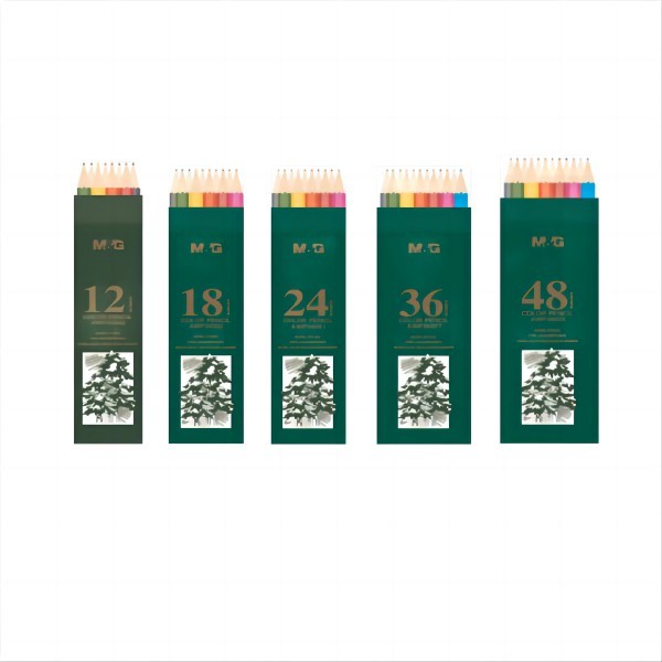 

M&G COLOR PENCIL HEXAGON 24 COLORS 34361 TABUNG HIJAU - 106321/AWP34361