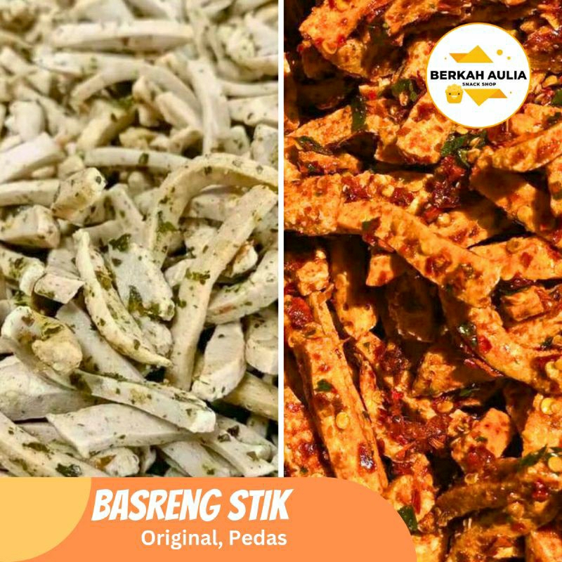 

BASTIK - Basreng Stik - Original & Pedas Daun Jeruk - Cemilan Gurih Bikin Nagih - Kriuk!