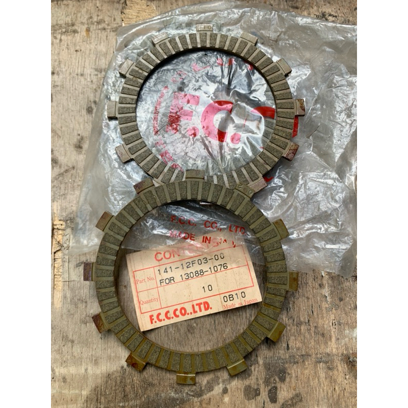 kampas kopling F.C.C kawasaki kdx200 kampas kopling kx125 tahun tua