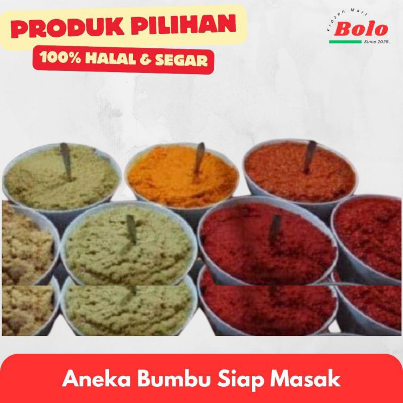 

Aneka Bumbu Giling (Rendang/Balado/Opor/dll) - PO 1 Hari