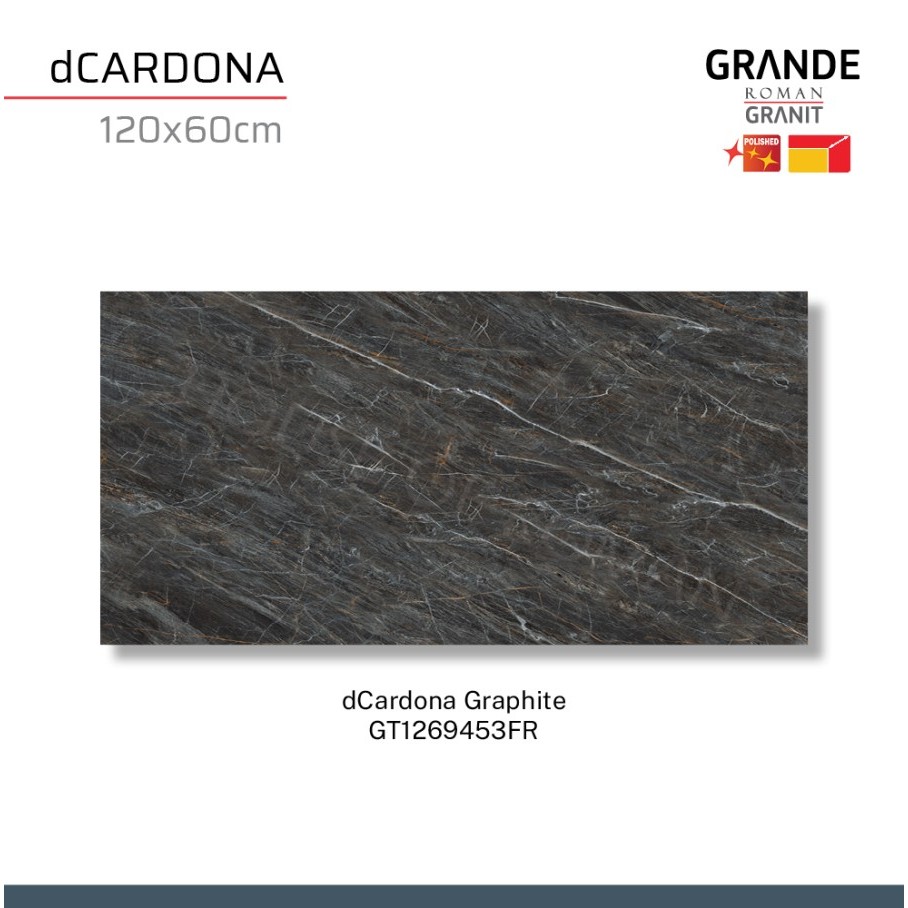 ROMAN GRANIT GRANDE dCardona Graphite 120X60 GT1269453FR ROMAN GRANIT