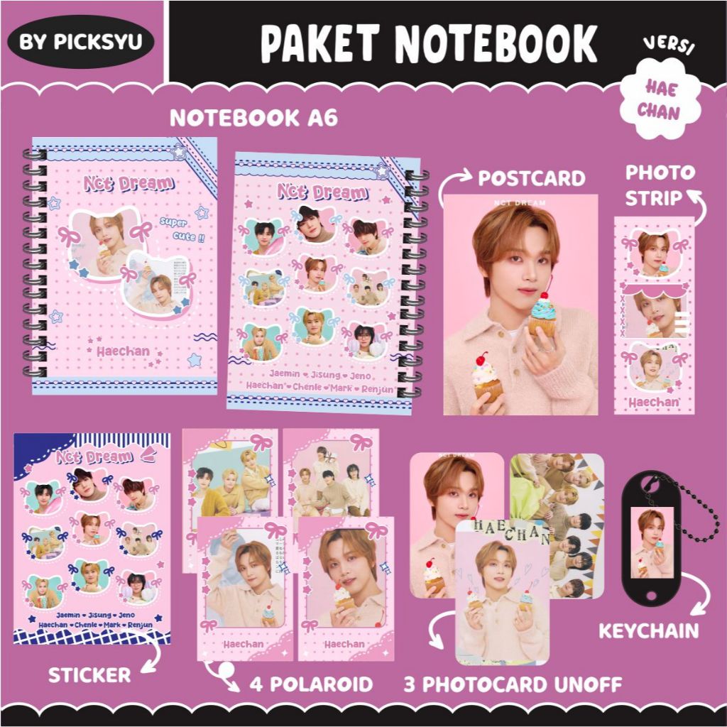 

[PACKING BOX] PAKET RINGNOTE N C T DREAM - DREAMZINE / PAKET NOTEBOOK N C T DREAM II HAMPERS KPOP II FANKIT N C T DREAM