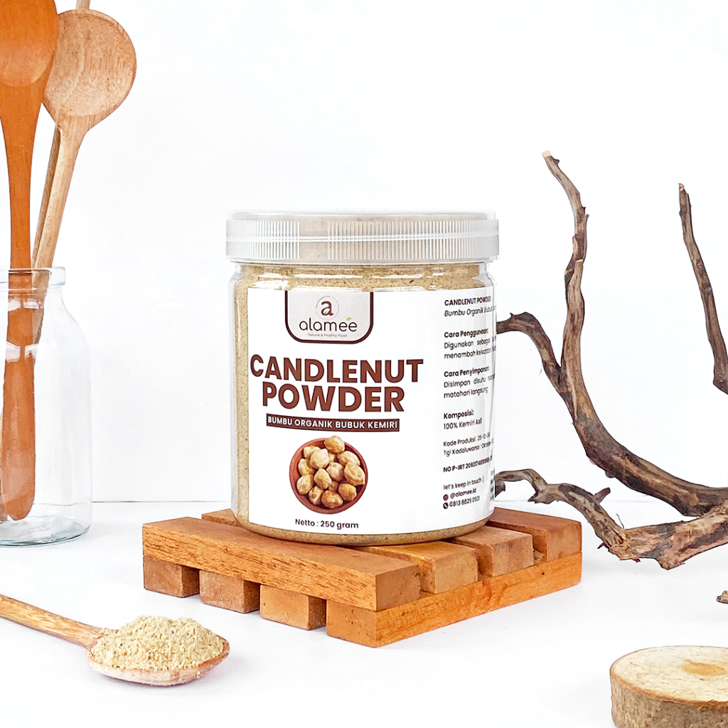 

ALAMEE Kemiri Bubuk Bumbu Dapur Organik Candlenut Powder Masak Murni Asli Tanpa Campuran