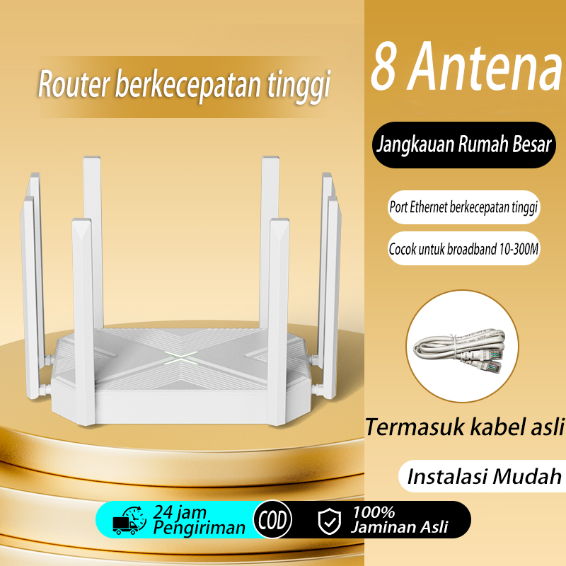 Router WIFI Kecepatan Tinggi 8 Antena Router Jaringan Router untuk Perusahaan Rumah