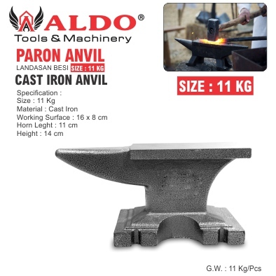 PARON ANVIL / LANDASAN BESI 11 KG (24 LBS) ALDO