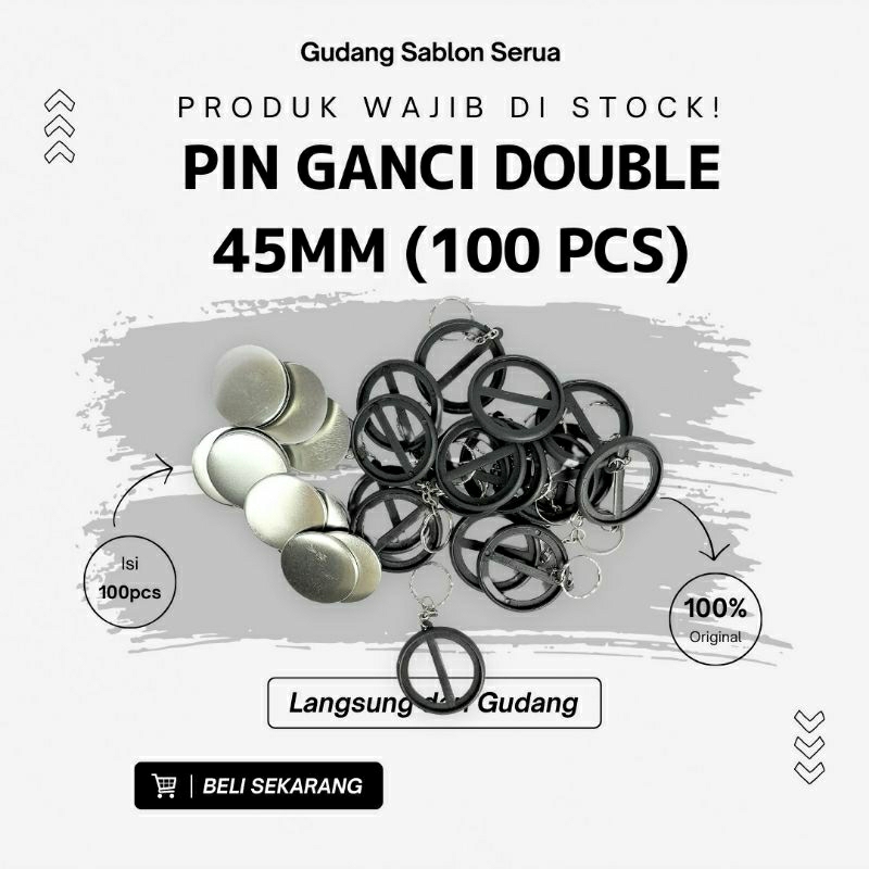 

PIN DOUBLE UKURAN 45