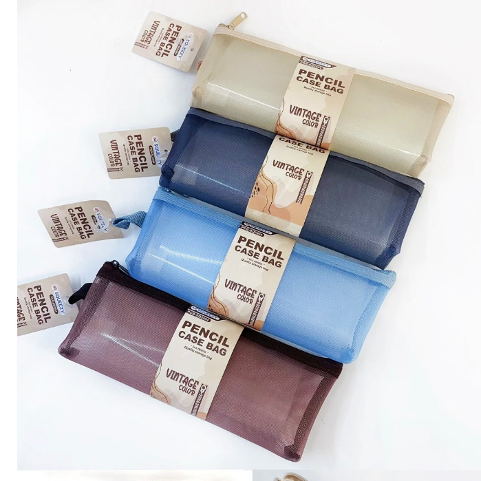 

KOTAK PENSIL MODEL JARING / PECIL CASE BAG / KOTAK PENSIL CANTIK