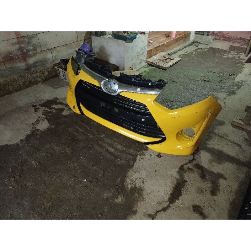 bemper ram crom depan Agya 2019