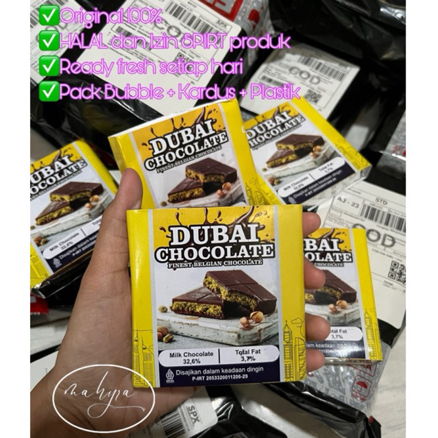 

(Size Tanggung ±130 gr) Coklat Dubai PISTACHIO KUNAFE Chocolate Original Cokelat Viral Kemasan Kecil Makanan Cemilan Chocoa Food