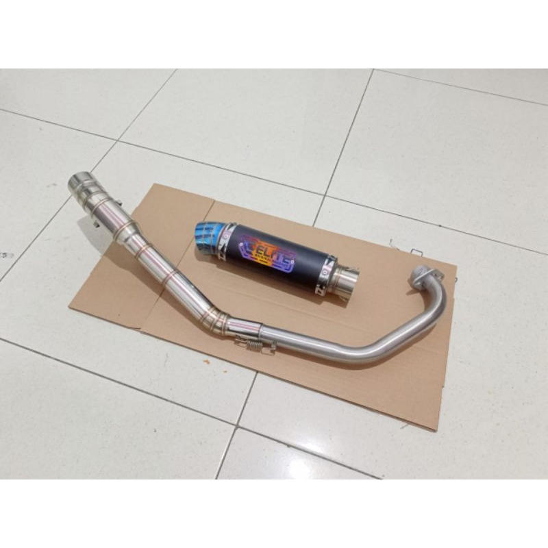 knalpot underbone Jupiter mx135 knalpot underbone MX 135 knalpot under bone MX new knalpot roadrace 