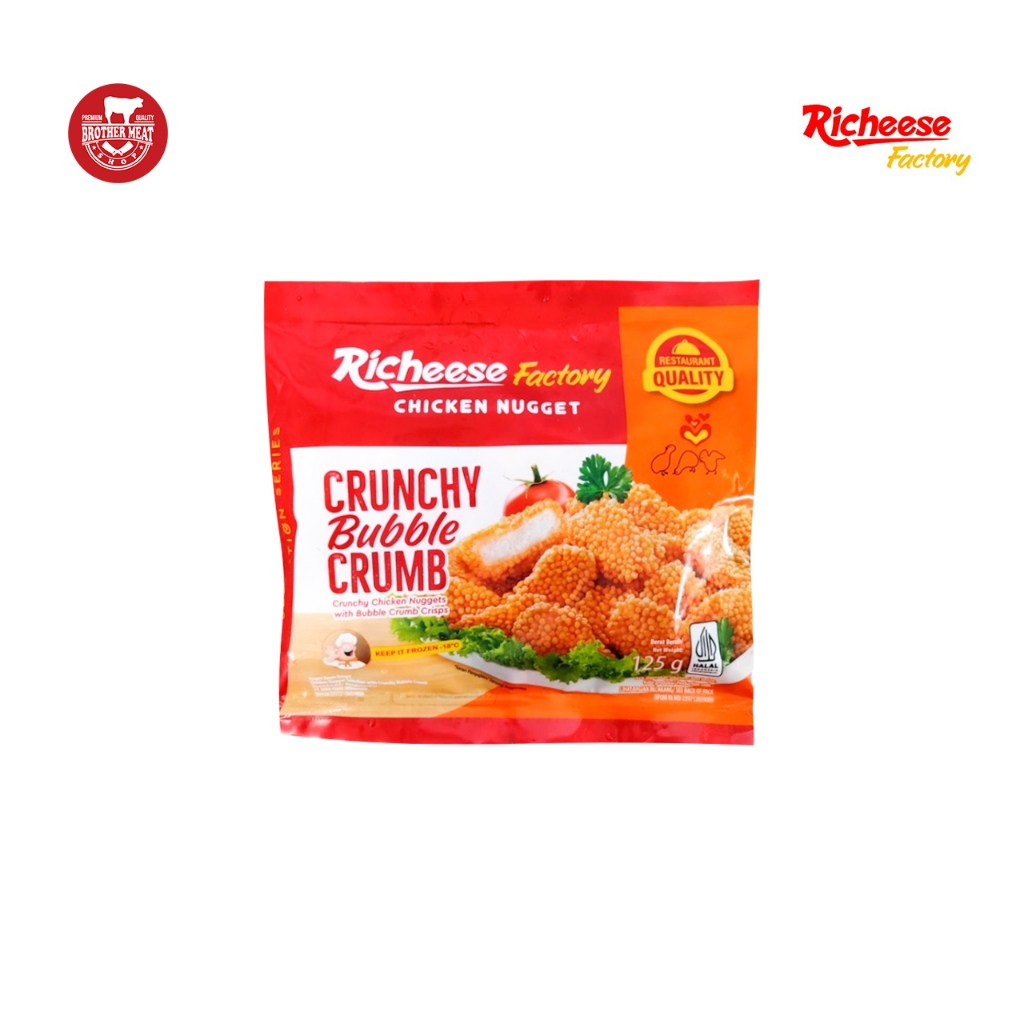 

Richeese Factory Crunchy Bubble Crumb Chicken Nugget 125gr - Brothermeatshop