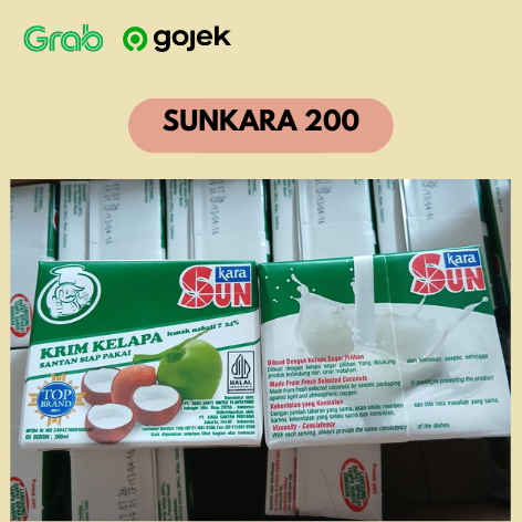 

Sunkara 200 ML / Santan Kelapa Kotak - 12 PCS (Dus)