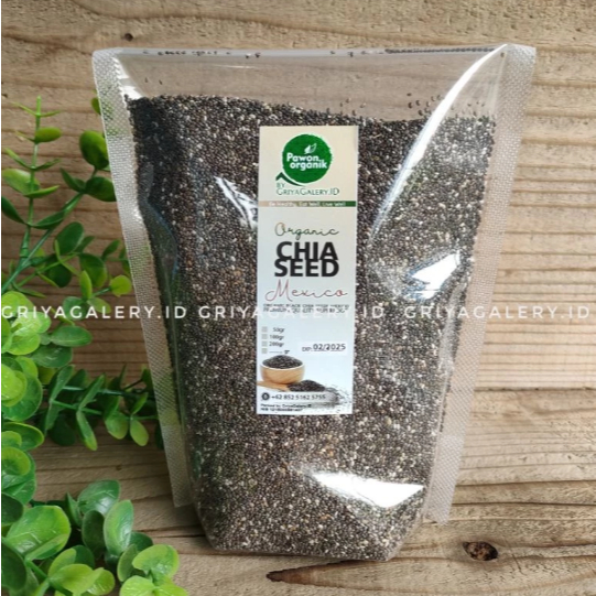 

Organic Black Chia Seed Mexico 500gr Organik Black Chiaseed Meksiko Biji Chia Hitam 500 gr Superfood Diet Sehat, MPASI, Detox, Tinggi Serat & Omega 3