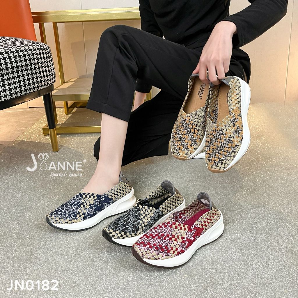JN0182 JOANNE SEPATU RAJUT TERBAIK WANITA