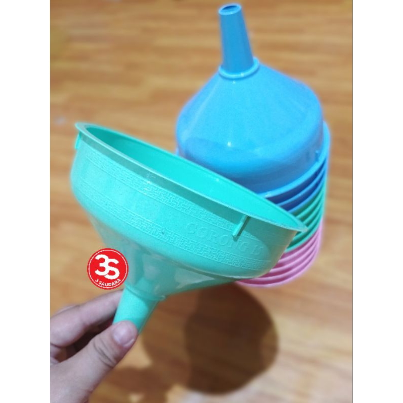 CORONG PLASTIK KECIL SEDANG BESAR JUMBO CORONG MINYAK SERBAGUNA