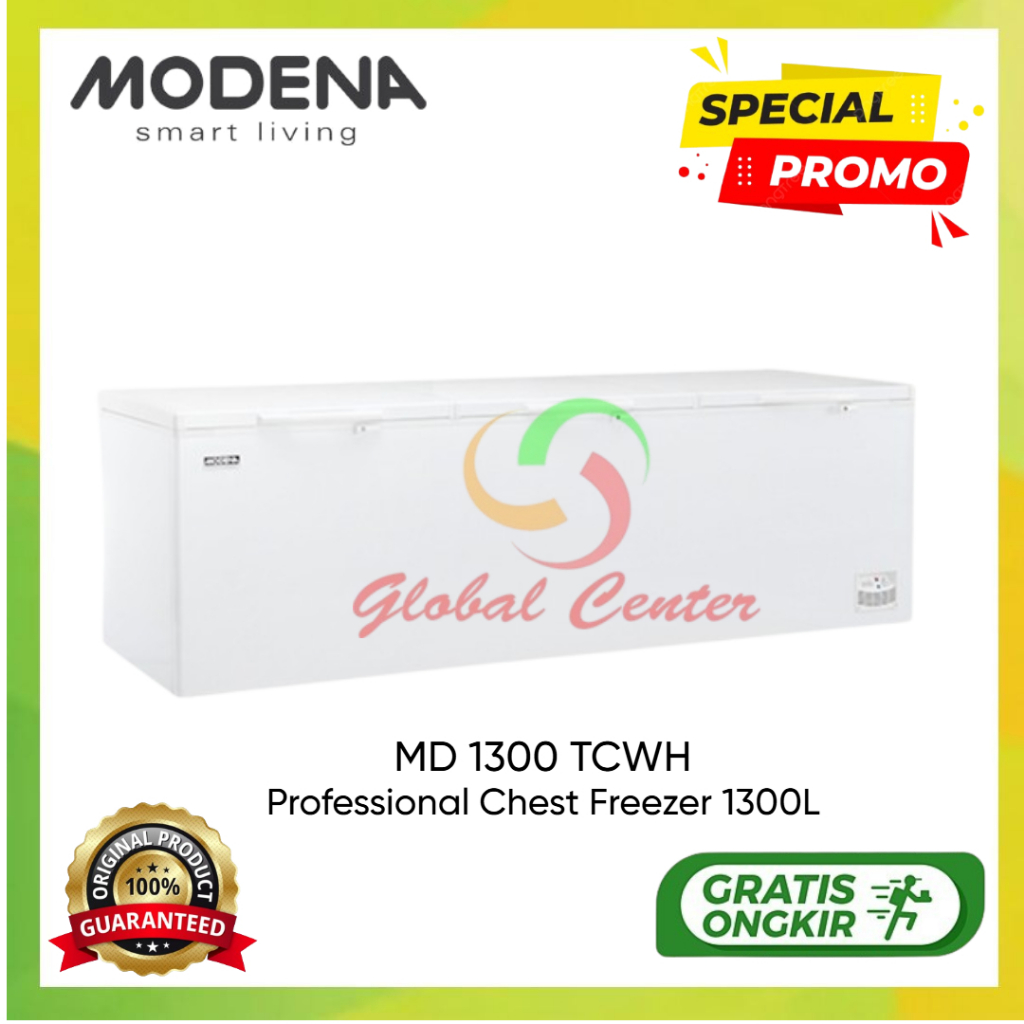Modena Chest Freezer 1300L MD 1300 TCWH Garansi Resmi