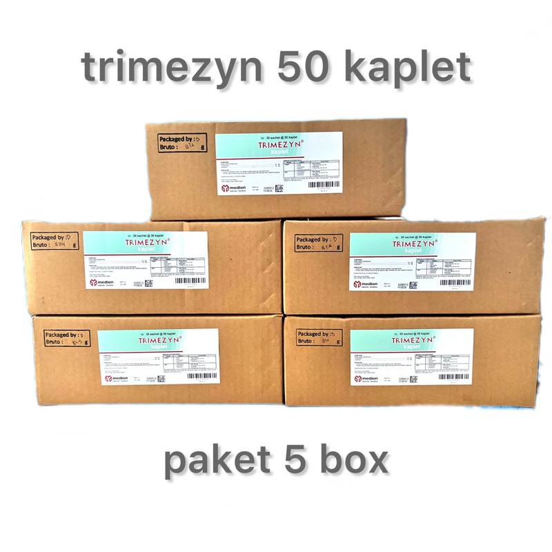 paket trimezyn 50 kaplet =5 box