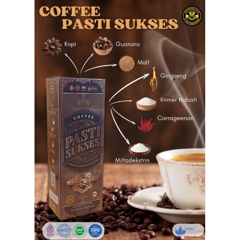 

1 box kopi pss -- Coffe pasti sukses halal & bpom