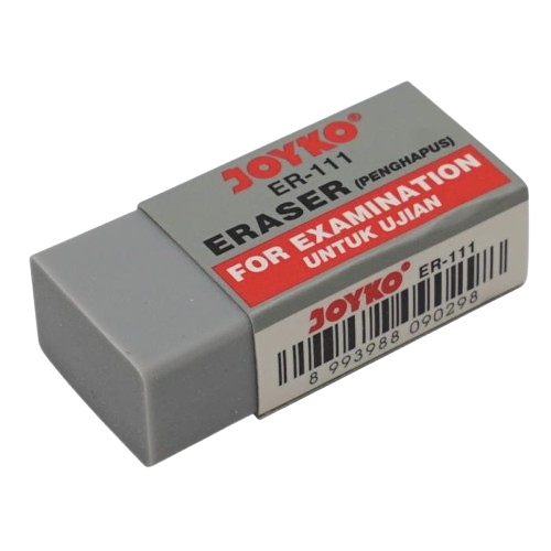 

Joyko Eraser ER-111 Abu-Abu / Penghapus Pensil Ujian / Kualitas Baik