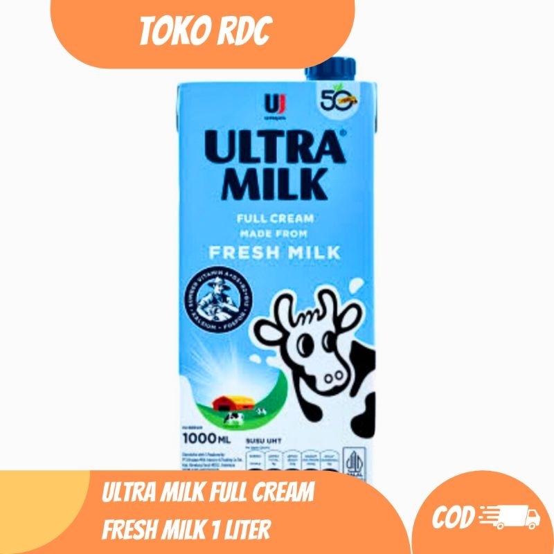 ULTRA MILK FULL CREAM FRESH MILK 1L