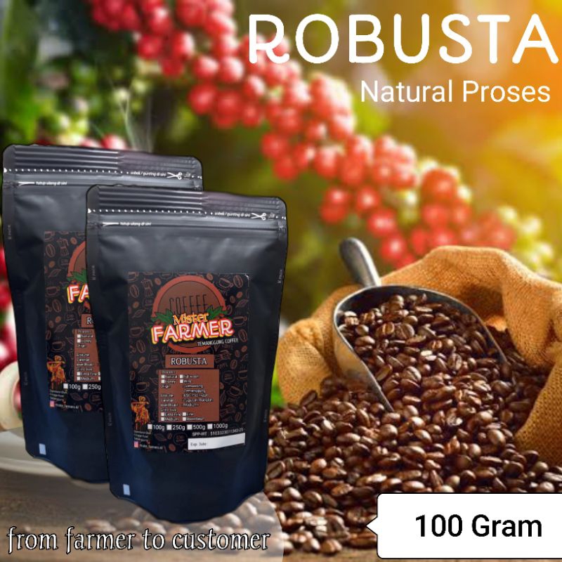 

Kopi Bubuk Robusta Temanggung Natural Process - 100 Gram