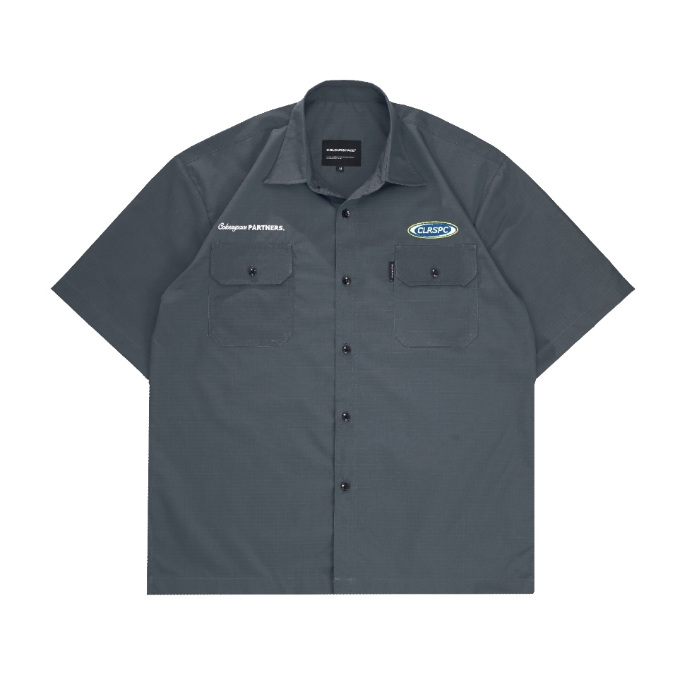 Modern Workshirt Colourspace  Bekka  Dark Grey