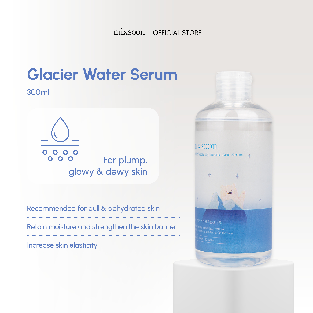 MIXSOON Glacier Water Hyaluronic Acid Serum 300ml