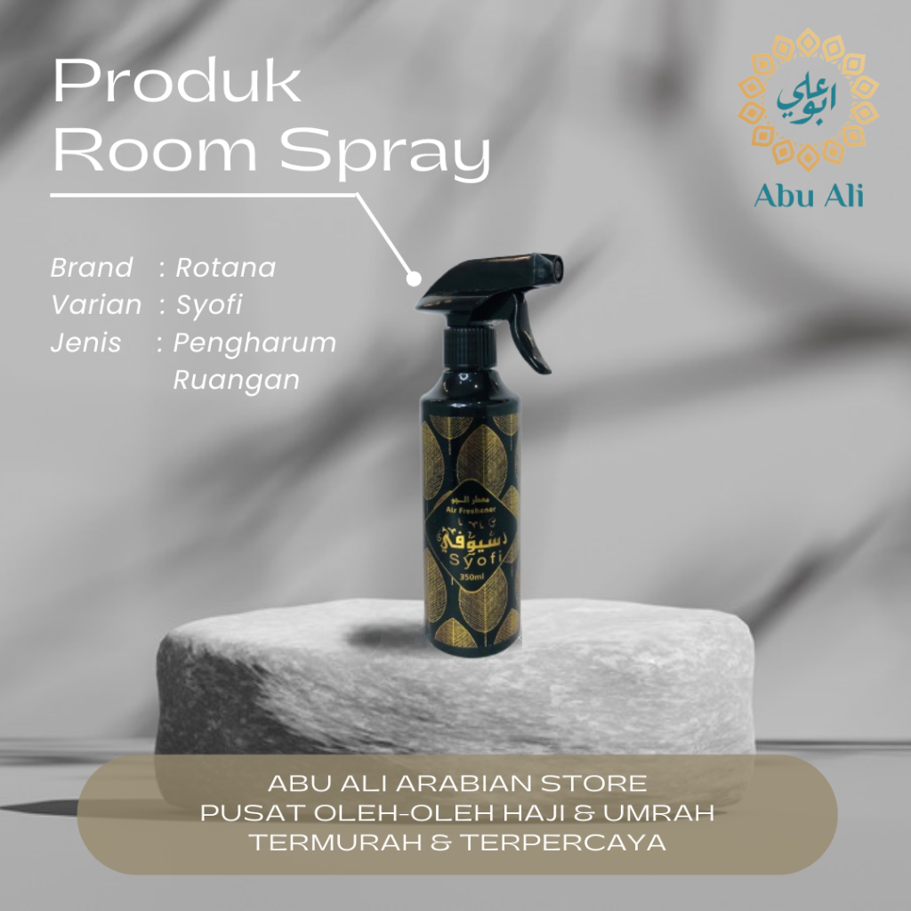 Room Spray Arabian by ROTANA 350ml / Pengharum Ruangan, Karpet, Horden Dll I Arabian Aroma Terapi [S