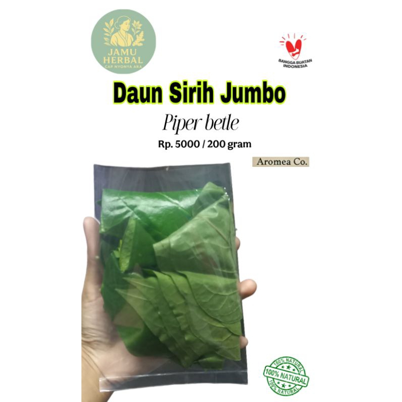 

Daun Sirih Segar Herbal - Miss V Gatal-Gatal / Infeksi Saluran Kemih / 200 gram