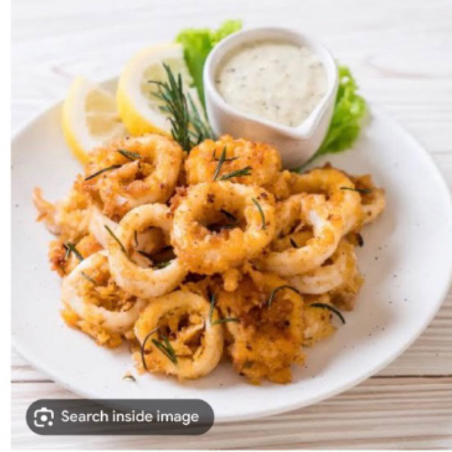 

PREMIUM CALLAMARY / CUMI TEPUNG 1KG PREMIUM ENAK ( produk resto )