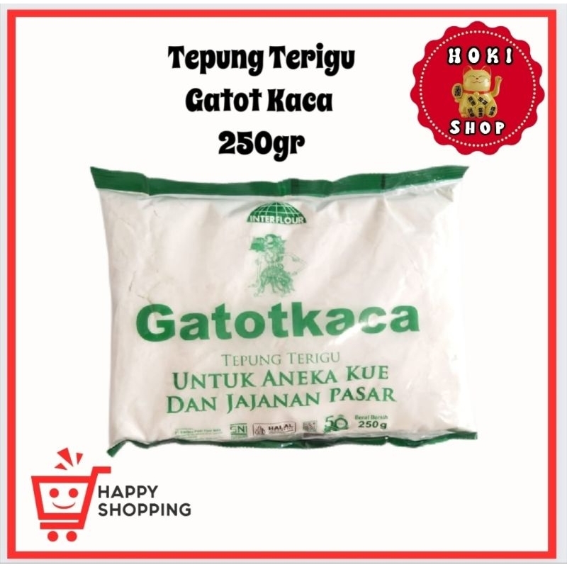 

Tepung Terigu Gatot Kaca 250gr Cocok Untuk Aneka Kue Jajan Pasar / Tepung Gatot Kaca / Terigu 250gr