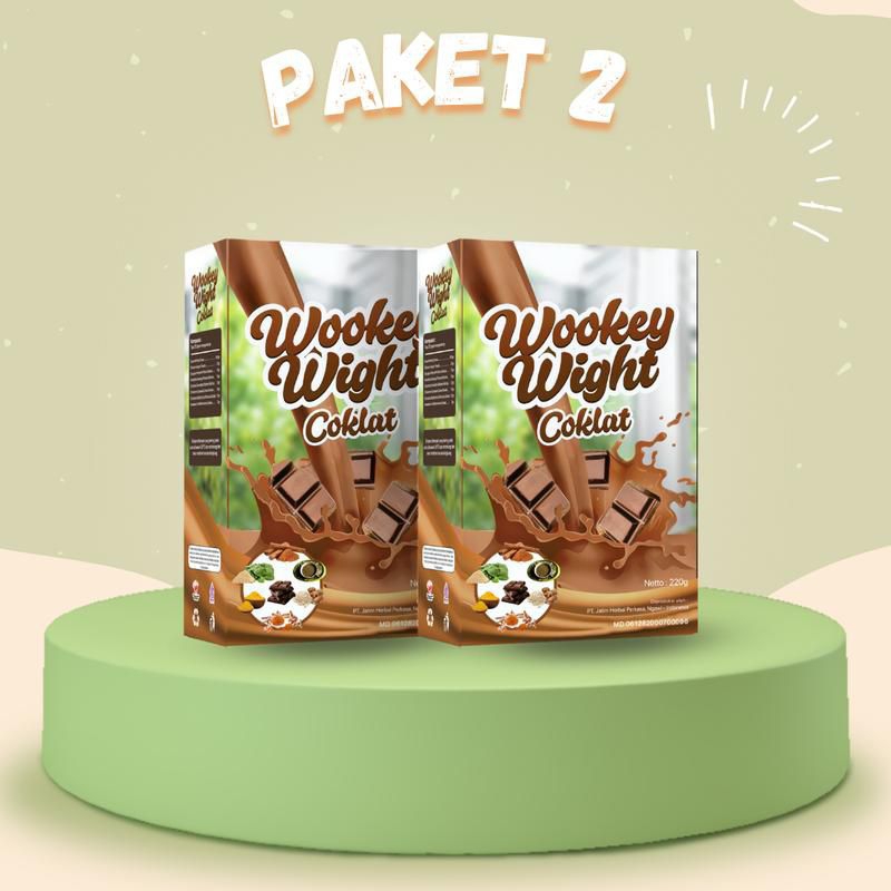 

Paket 2 Box Wookey Weight Coklat - Susu Penambah Berat Badan Halal BPOM